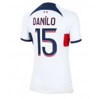 Camiseta Paris Saint-Germain Danilo Pereira #15 Visitante Equipación para mujer 2023-24 manga corta